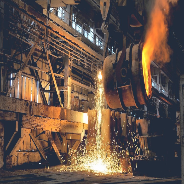 Metallarbeiten in der Schwerindustrie